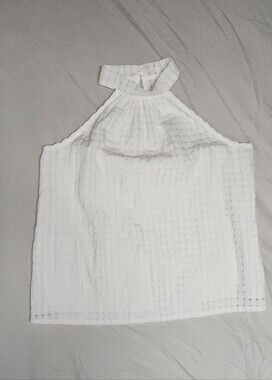 Grefit Womens Sleeveless Halter Top, size Large